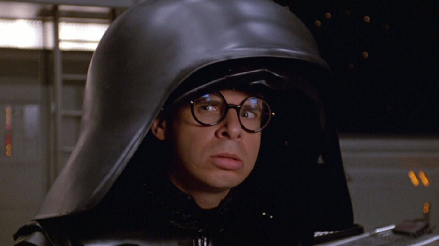 Rick Moranis as Dark Helmet in the 1987 film Spaceballs