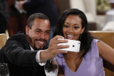 Young And The Restless - Bryton James (Devon Hamilton) and Mishael Morgan (Hilary Hamilton)