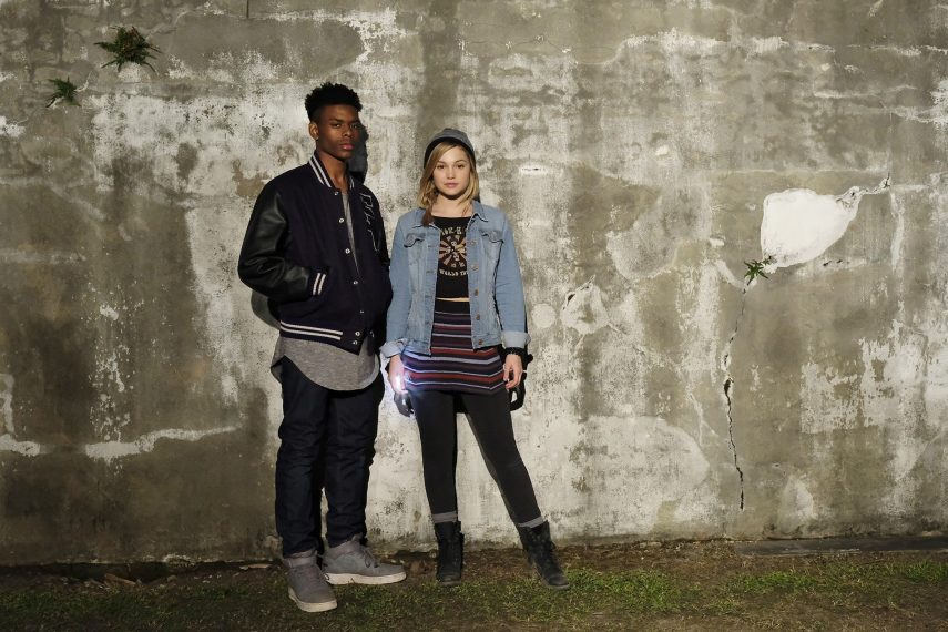 MARVEL'S CLOAK & DAGGER - Freeform's "Marvel's Cloak & Dagger" stars Aubrey Joseph as Tyrone Johnson/Cloak and Olivia Holt as Tandy Bowen/Dagger. (Freeform/Alfonso Bresciani)