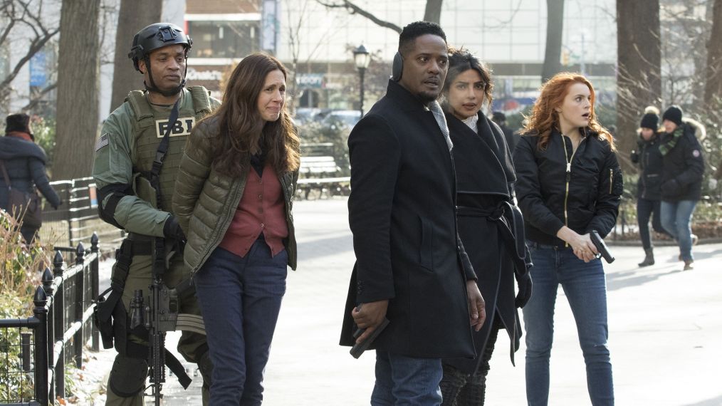 QUANTICO - 'The Blood of Romeo' - When a physics professor at a major U.S. university steals weaponized uranium, the team scrambles to find the professor and the missing uranium before it can be used against an important international summit meeting in New York City, on ABC's 'Quantico,' airing FRIDAY, JUNE 1 (8:00-9:00 p.m. EDT), on The ABC Television Network. (ABC/Giovanni Rufino) JESSICA HECHT, BLAIR UNDERWOOD, PRIYANKA CHOPRA, AMBER SKYE NOYES