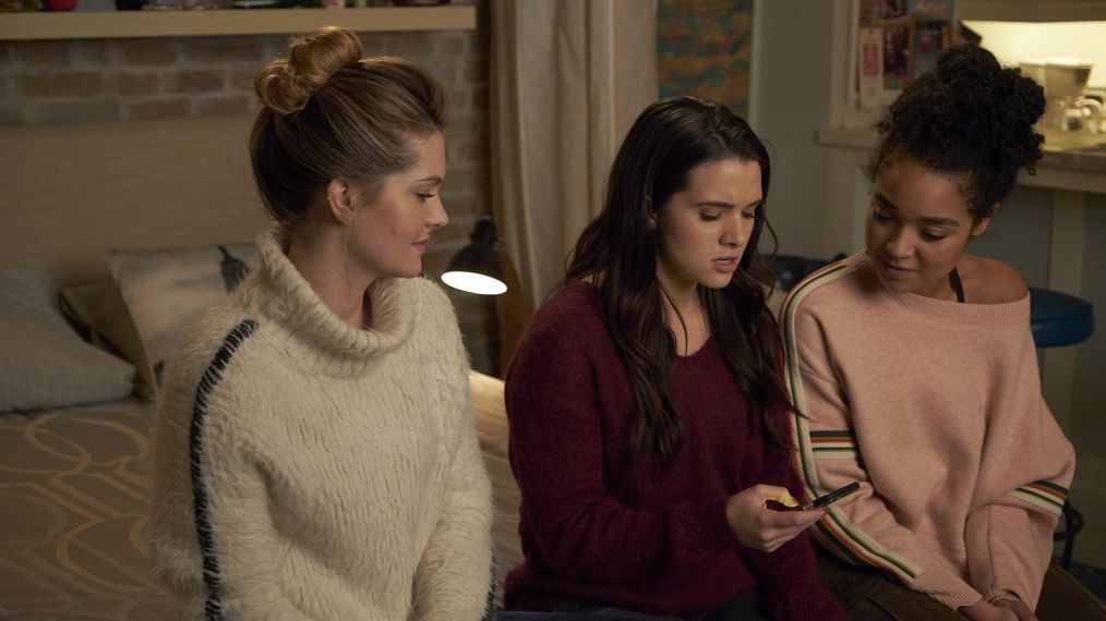 Meghann Fahy, Katie Stevens, Aisha Dee in The Bold Type