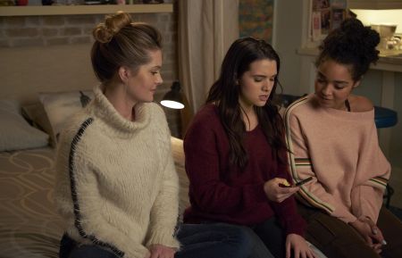 Meghann Fahy, Katie Stevens, Aisha Dee in The Bold Type