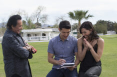 Wayne Newton with John Graham and Becca Kufrin