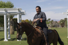 Wayne Newton on horseback