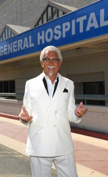 George Hamilton as Colonel Sanders in General Hospital