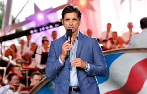 Emmy nominated actor and host John Stamos at A Capitol Fourth - Rehearsals at U.S. Capitol, West Lawn on July 3, 2017 in Washington, DC. (Photo by Paul Morigi/Getty Images for Capital Concerts)