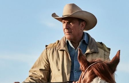 Kevin Costner horseback as John Dutton on Yellowstone