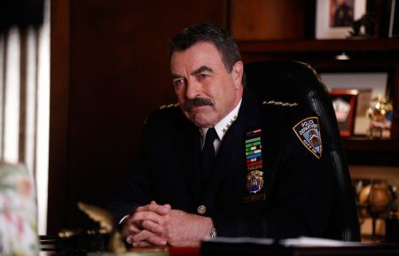 Blue Bloods - Tom Selleck - ÒThe Greater GoodÓ Ð DannyÕs world is rocked when Robert Lewis (Michael Imperioli) in the Attorney GeneralÕs office obtains new evidence against him in the self-defense shooting case of serial killer Thomas Wilder. Also, Jamie and Eddie respond to a car crash involving a high-profile drunk driver, and Frank is asked by Grace Edwards (Lori Loughlin), the wife of a slain police officer, to keep her only son out of the police force, on the seventh season premiere of BLUE BLOODS, Friday, Sept. 23 (10:00-11:00 PM, ET/PT) on the CBS Television Network. Pictured: Tom Selleck.