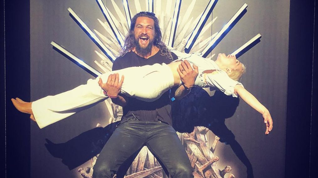 'Game of Thrones' Wrap Party: Emilia Clarke & Jason Momoa 'Game of Thrones' Wrap Party: Emilia Clarke & Jason Momoa