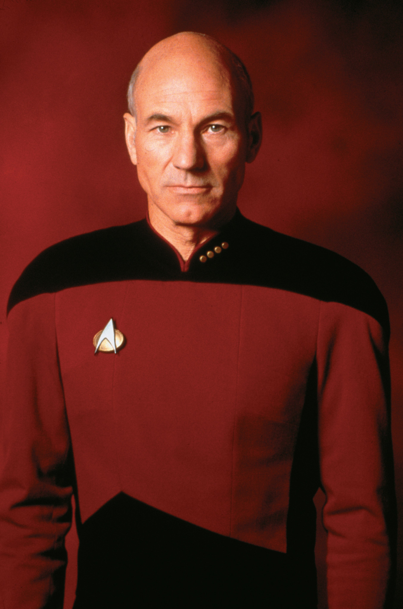 patrick stewart star trek age