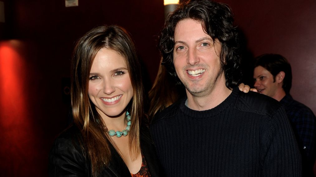 Actress Sophia Bush and creator Mark Schwahn pose at The CW's presentation of An Evening with One Tree Hill