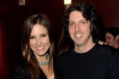 Actress Sophia Bush and creator Mark Schwahn pose at The CW's presentation of An Evening with One Tree Hill