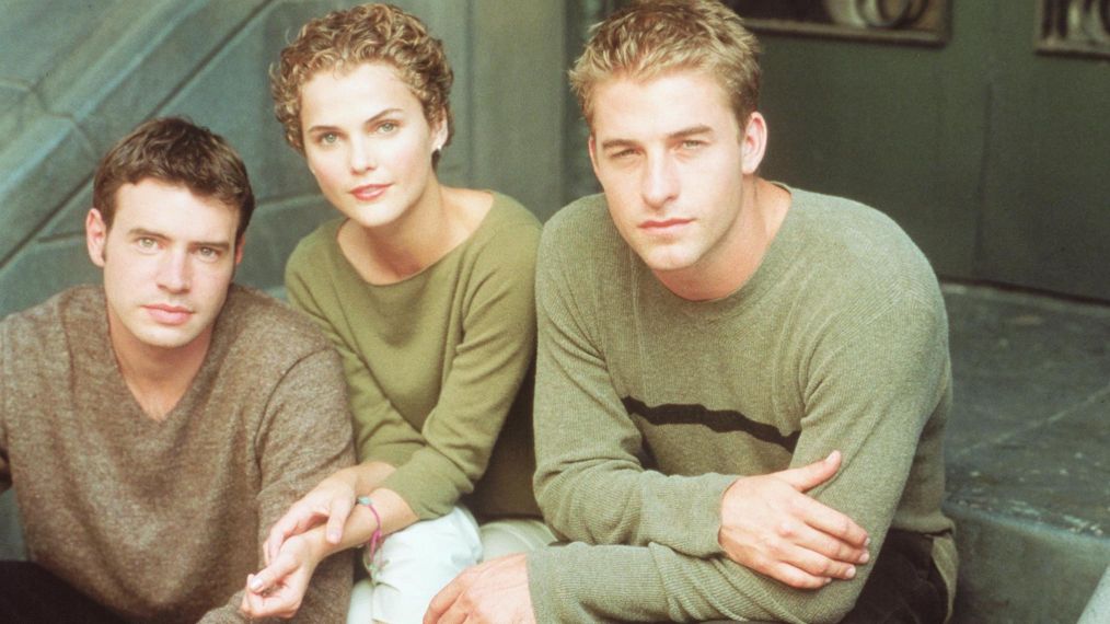 Scott Foley, Keri Russell, and Scott Speedman from Felicity