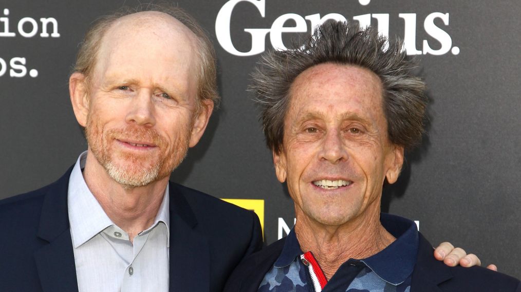 Director Ron Howard and executive producer Brian Grazer attend the Los Angeles Premiere Screening of National Geographic's 'Genius'