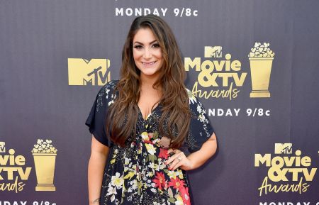 Deena Nicole Cortese attends the 2018 MTV Movie And TV Awards