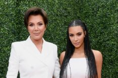 Kris Jenner and Kim Kardashian attend the 2018 MTV Movie And TV Awards