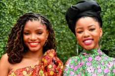 Chloe Bailey and Halle Bailey of the R&B duo Chloe X Halle attend the 2018 MTV Movie And TV Awards