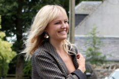 Malin Åkerman at the Kit Harington and Rose Leslie wedding