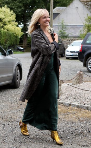 Malin Åkerman at the Kit Harington and Rose Leslie wedding