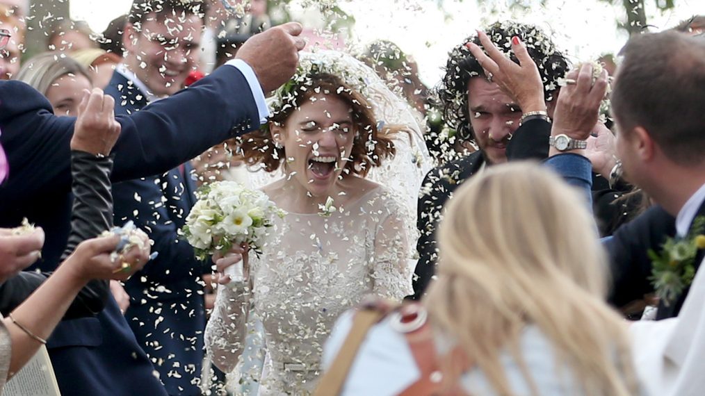 Kit Harington and Rose Leslie wedding