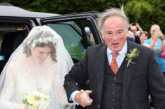 Rose Leslie and her father Sebastian Arbuthnot-Leslie