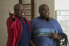 Tituss Burgess and Juwan Crawley in Unbreakable Kimmy Schmidt