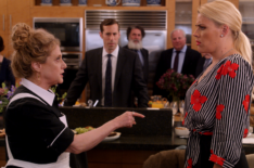 Carol Kane as Lillian with guest star Busy Philipps on Unbreakable Kimmy Schmidt