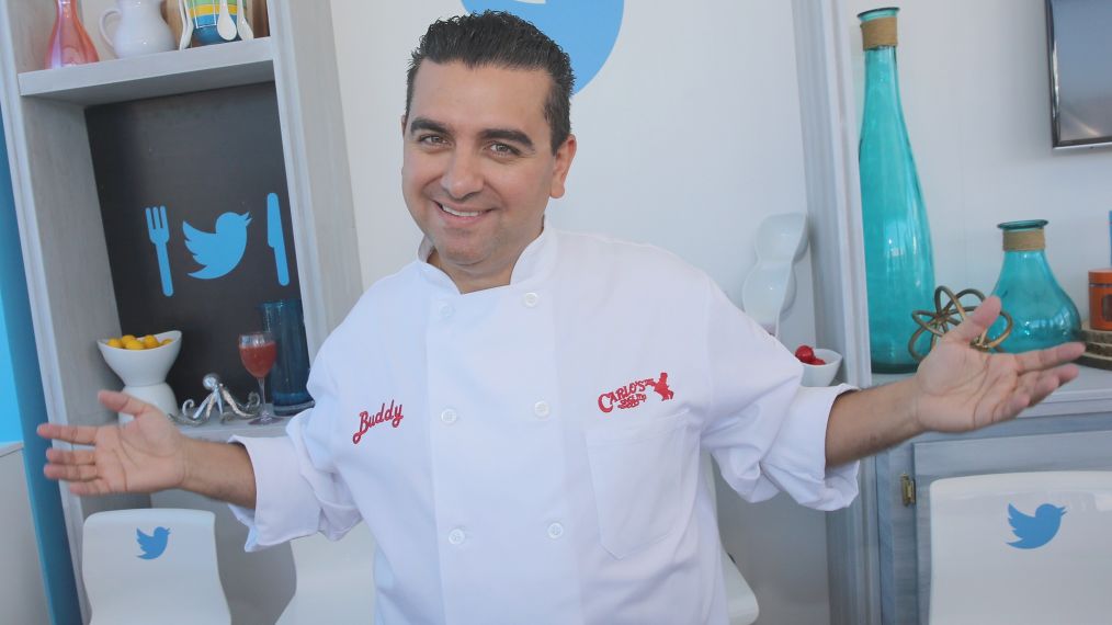 Chef Buddy Valastro attends a book signing with Twitter at Goya Foods Grand Tasting Village