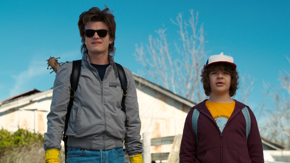 Stranger Things - Joe Keery and Gaten Matarazzo