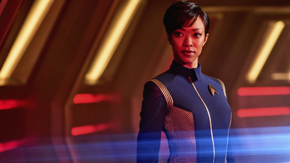Pictured: Sonequa Martin-Green as First Officer Michael Burnham. STAR TREK: DISCOVERY coming to CBS All Access. Photo Cr: James Dimmock © 2017 CBS Interactive. All Rights Reserved.