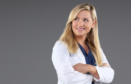 Jessica Capshaw as Dr. Arizona Robbins in Grey's Anatomy