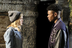 Olivia Holt and Aubrey Joseph in Marvel's Cloak & Dagger