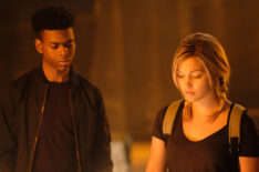 Aubrey Joseph and Olivia Holt in Marvel's Cloak & Dagger