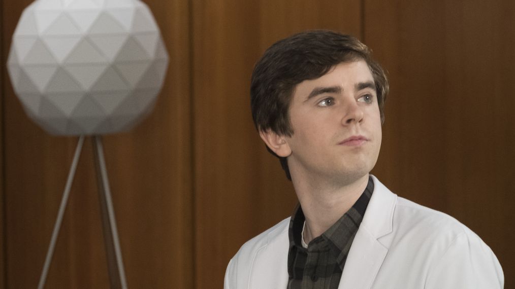 Freddie Highmore as Dr. Shaun Murphy in The Good Doctor