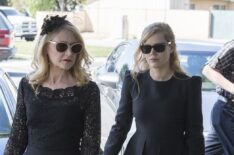 Patricia Clarkson with Amy Adams in Sharp Objects