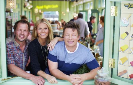 Jamie and Jimmy's Food Fight Club - Jimmy Doherty, Gwyneth Paltrow, and Jamie Oliver