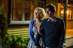 Bates Motel - Vera Farmiga as Norma and Freddie Highmore as Norman