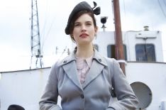 Lily James in The Guernsey Literary And Potato Peel Pie Society