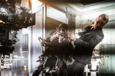 Ben McKenzie behind the scenes of in Gotham