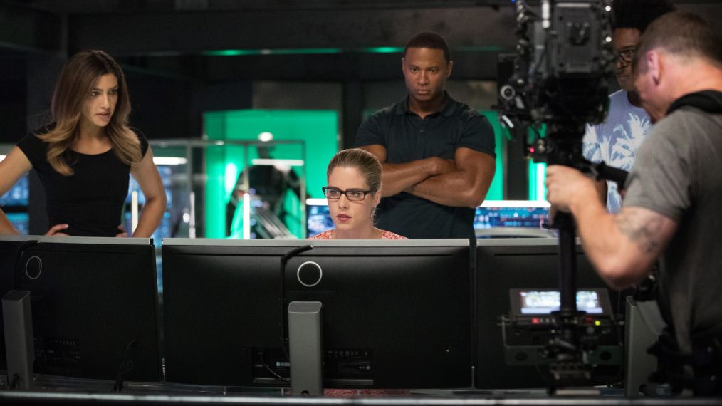 Arrow - Emily Bett Rickards, David Harewood