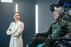 The Flash - Kim Engelbrecht as The Mechanic and Neil Sandilands as The Thinker