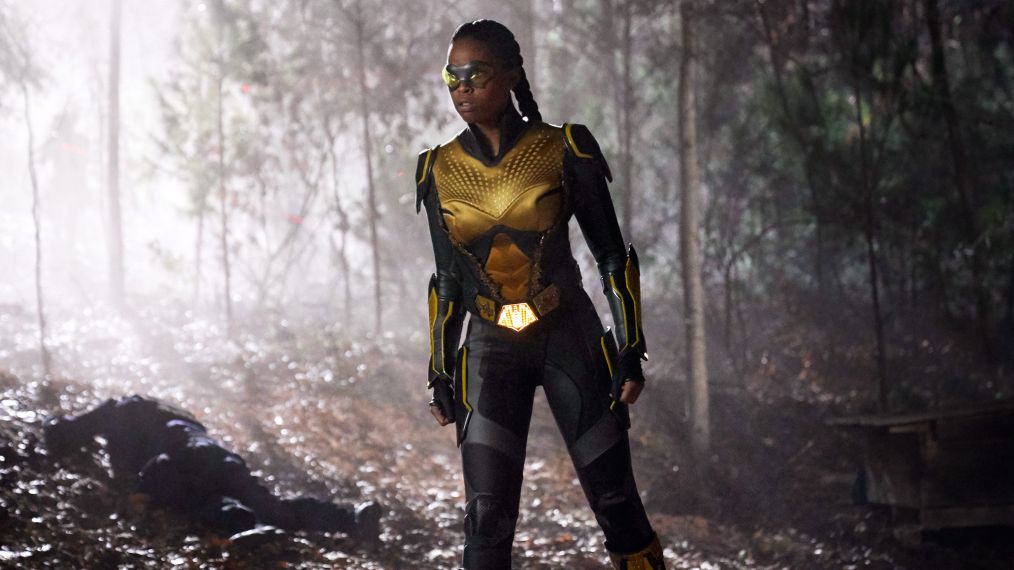 Nafessa Williams as Thunder in Black Lightning - 'Shadow of Death: The Book of War'