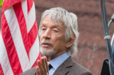 Scott Glenn on the set of Castle Rock