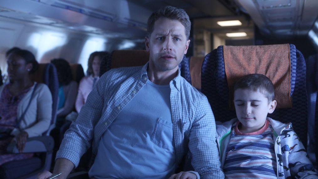 Manifest - Josh Dallas, Jack Messina - MANIFEST -- 'Pilot' -- Pictured: (l-r) Josh Dallas as Ben Stone, Jack Messina as Cal Stone --