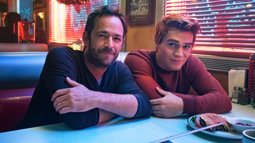 Riverdale - Luke Perry and KJ Apa