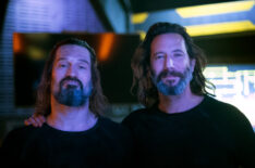 The 100 - Henry Ian Cusick and his stunt double Matt Reimer