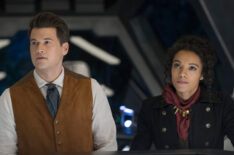 DC's Legends of Tomorrow - Nick Zano as Nate Heywood/Steel and Maisie Richardson- Sellers as Amaya Jiwe/Vixen - DC's Legends of Tomorrow -- 'The Good, the Bad & the Cuddly'