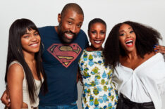 2017 Comic Con Portraits - China Anne McClain, Cress Williams, Christine Adams, Nafessa Williams from CW's 'Black Lightning'