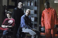 Breaking Bad, Season 4 - Jesse Pinkman (Aaron Paul), Mike (Jonathan Banks), Walter White (Bryan Cranston) and Gustavo Fring (Giancarlo Esposito)