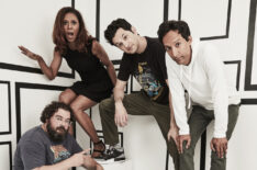 Bobby Moynihan, Toks Olagundoye, Ben Schwartz and Danny Pudi of DuckTales at Comic-Con